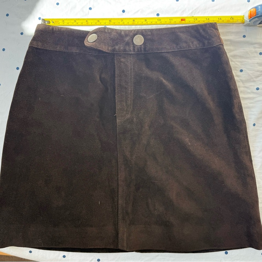 Suede Banana Republic Skirt
